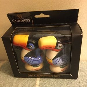 New Guinness Pelican Salt & Pepper Set